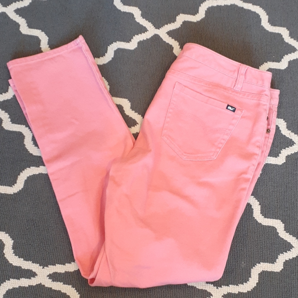 Vineyard Vines Coral / Pink Jean's / Pants 10